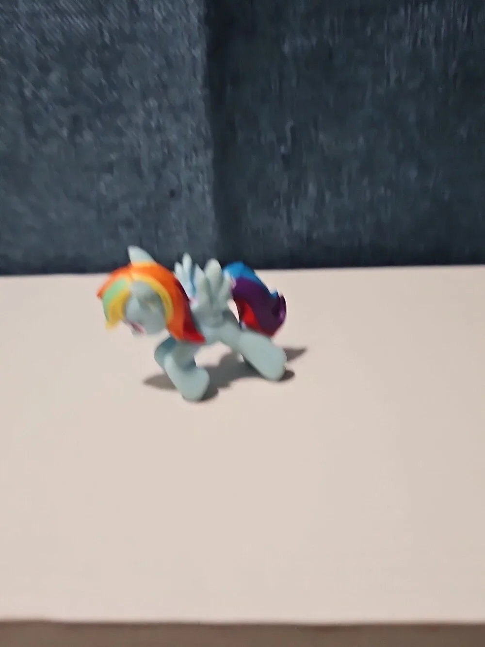 My Little Pony Read & Play Bundle | 3 Mini Figures & Board Book | Rainbow Dash